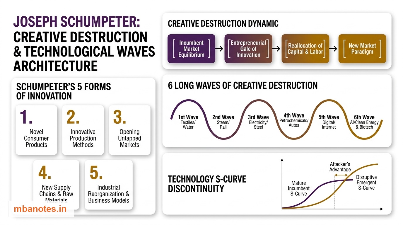 Creative Destruction: Schumpeterian Innovation, Waves & Market Dynamics ...